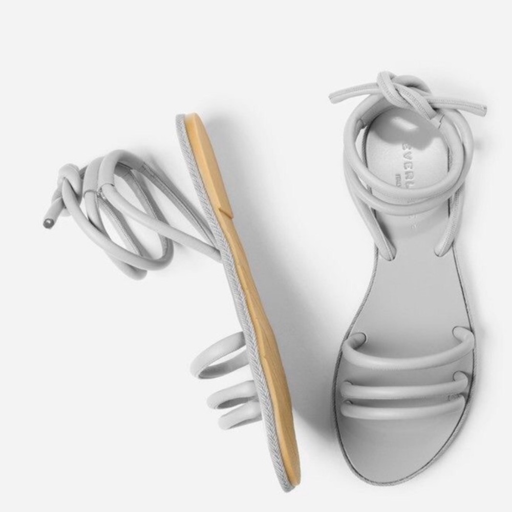 Everlane Gray the knot sandals